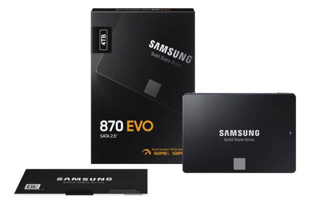 Samsung introducerer 870 Evo SATA SSD